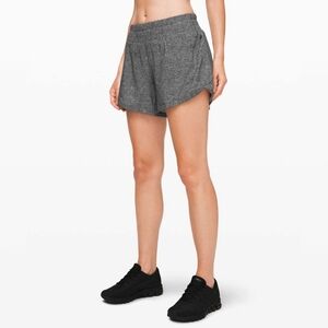 Lululemon Track That Short 5" Heather Lux Multi Black Size 14